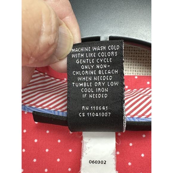 Lane Bryant Sz 28 Top Blouse Stretch V-Neck Button Up 3/4 Sleeve Career Classic - Picture 12 of 15